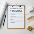 Home Renovation Starter Checklist And Planning Guide